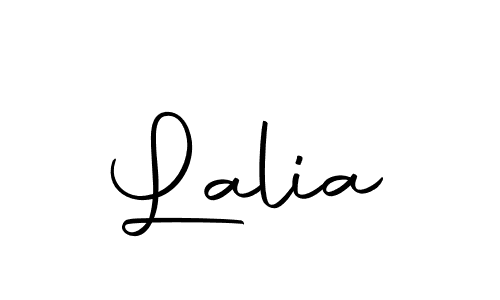 Create a beautiful signature design for name Lalia. With this signature (Autography-DOLnW) fonts, you can make a handwritten signature for free. Lalia signature style 10 images and pictures png