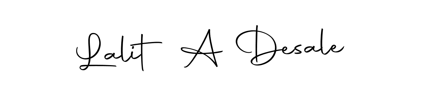 Here are the top 10 professional signature styles for the name Lalit A Desale. These are the best autograph styles you can use for your name. Lalit A Desale signature style 10 images and pictures png