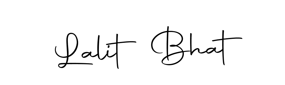 The best way (Autography-DOLnW) to make a short signature is to pick only two or three words in your name. The name Lalit Bhat include a total of six letters. For converting this name. Lalit Bhat signature style 10 images and pictures png