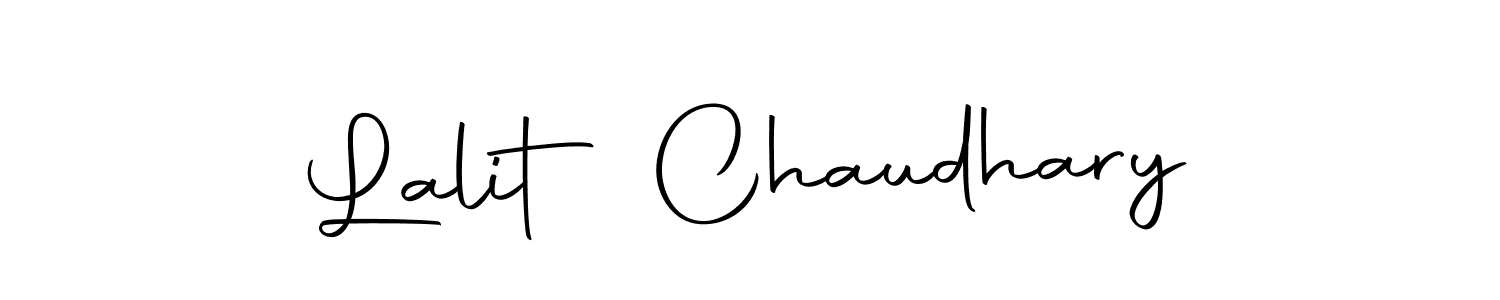 Create a beautiful signature design for name Lalit Chaudhary. With this signature (Autography-DOLnW) fonts, you can make a handwritten signature for free. Lalit Chaudhary signature style 10 images and pictures png