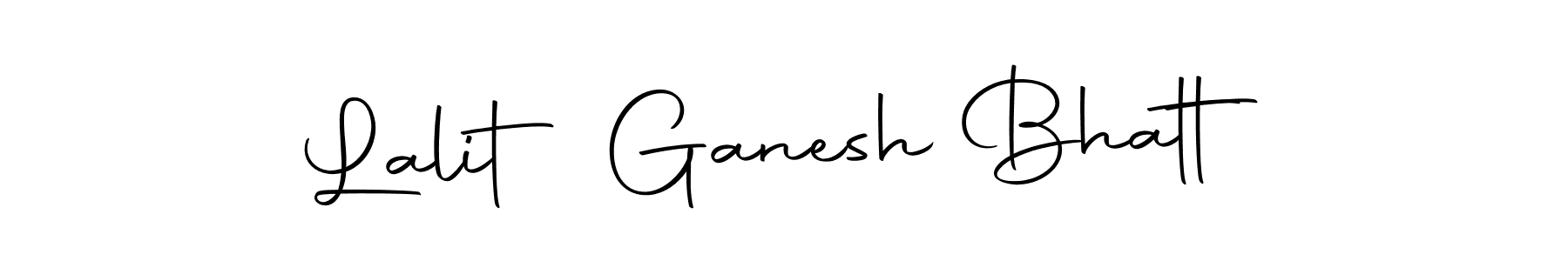 Autography-DOLnW is a professional signature style that is perfect for those who want to add a touch of class to their signature. It is also a great choice for those who want to make their signature more unique. Get Lalit Ganesh Bhatt name to fancy signature for free. Lalit Ganesh Bhatt signature style 10 images and pictures png