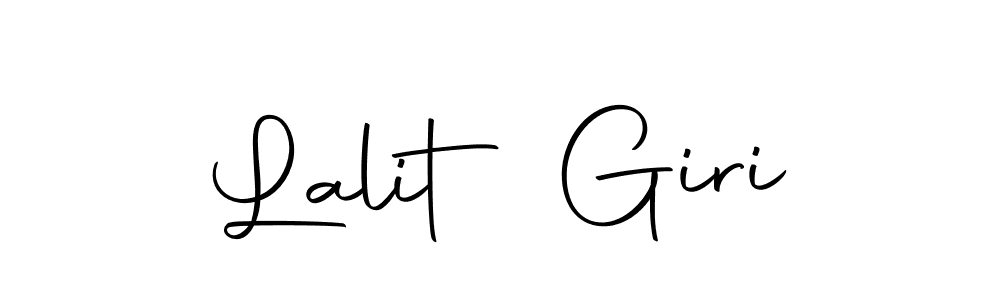 Create a beautiful signature design for name Lalit Giri. With this signature (Autography-DOLnW) fonts, you can make a handwritten signature for free. Lalit Giri signature style 10 images and pictures png