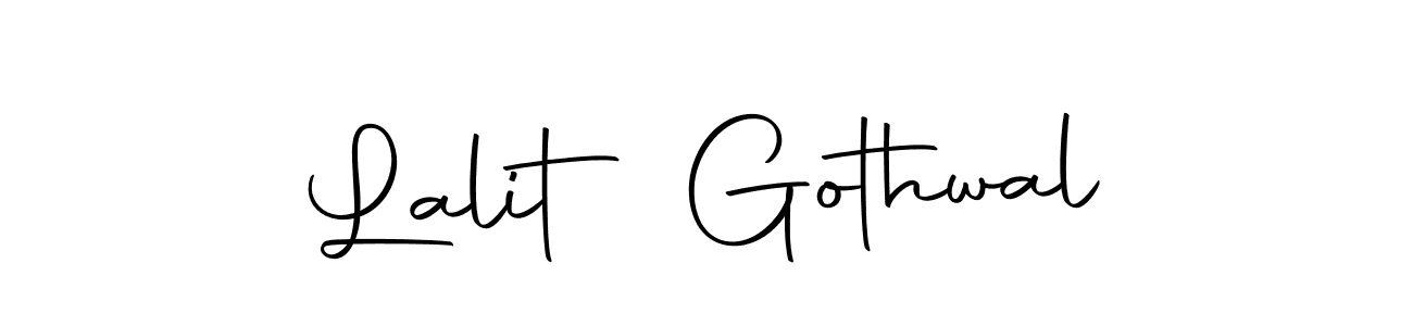 Also we have Lalit Gothwal name is the best signature style. Create professional handwritten signature collection using Autography-DOLnW autograph style. Lalit Gothwal signature style 10 images and pictures png