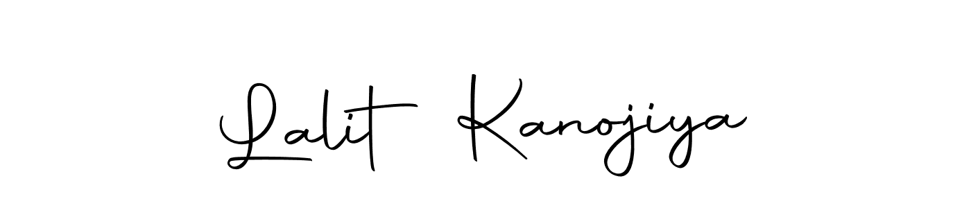 Use a signature maker to create a handwritten signature online. With this signature software, you can design (Autography-DOLnW) your own signature for name Lalit Kanojiya. Lalit Kanojiya signature style 10 images and pictures png