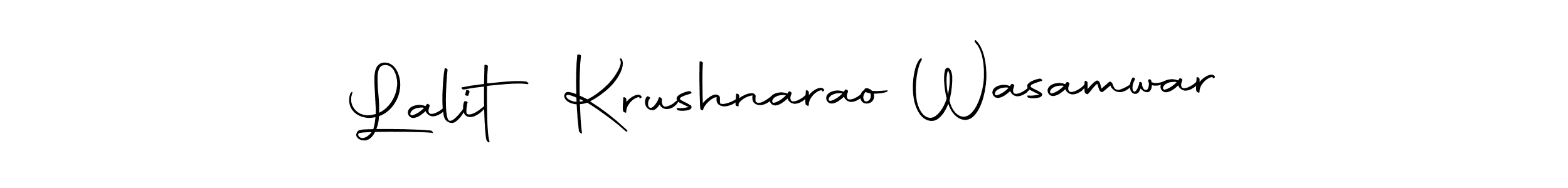 Similarly Autography-DOLnW is the best handwritten signature design. Signature creator online .You can use it as an online autograph creator for name Lalit Krushnarao Wasamwar. Lalit Krushnarao Wasamwar signature style 10 images and pictures png