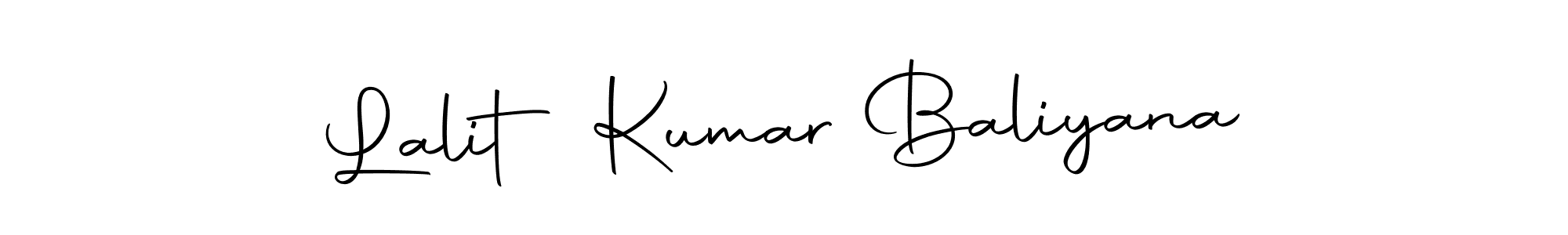 Make a beautiful signature design for name Lalit Kumar Baliyana. With this signature (Autography-DOLnW) style, you can create a handwritten signature for free. Lalit Kumar Baliyana signature style 10 images and pictures png