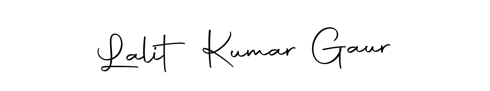 Autography-DOLnW is a professional signature style that is perfect for those who want to add a touch of class to their signature. It is also a great choice for those who want to make their signature more unique. Get Lalit Kumar Gaur name to fancy signature for free. Lalit Kumar Gaur signature style 10 images and pictures png