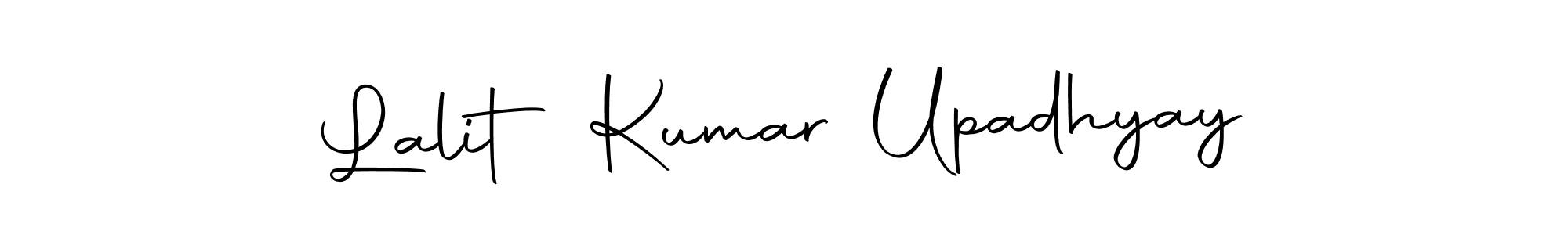 It looks lik you need a new signature style for name Lalit Kumar Upadhyay. Design unique handwritten (Autography-DOLnW) signature with our free signature maker in just a few clicks. Lalit Kumar Upadhyay signature style 10 images and pictures png