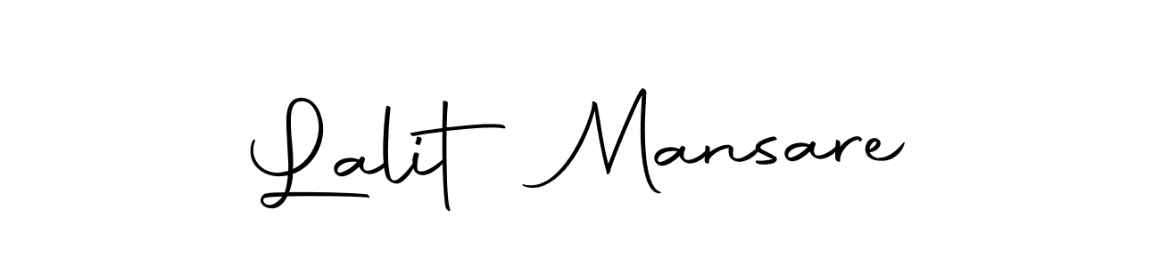 Also we have Lalit Mansare name is the best signature style. Create professional handwritten signature collection using Autography-DOLnW autograph style. Lalit Mansare signature style 10 images and pictures png