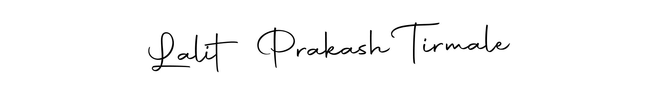 if you are searching for the best signature style for your name Lalit Prakash Tirmale. so please give up your signature search. here we have designed multiple signature styles  using Autography-DOLnW. Lalit Prakash Tirmale signature style 10 images and pictures png