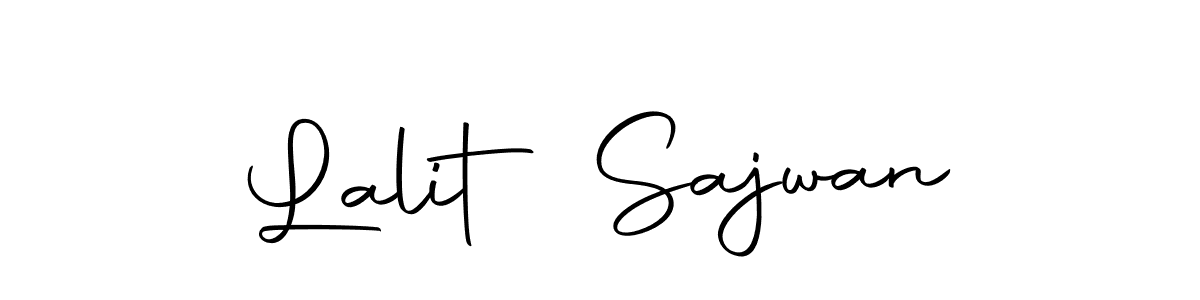 Similarly Autography-DOLnW is the best handwritten signature design. Signature creator online .You can use it as an online autograph creator for name Lalit Sajwan. Lalit Sajwan signature style 10 images and pictures png
