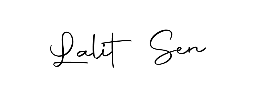 Design your own signature with our free online signature maker. With this signature software, you can create a handwritten (Autography-DOLnW) signature for name Lalit Sen. Lalit Sen signature style 10 images and pictures png