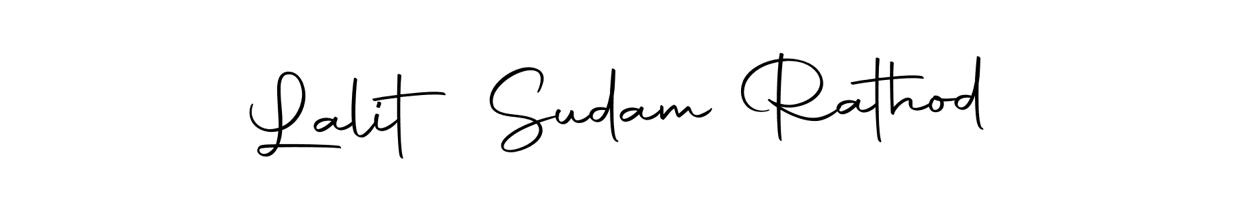 Design your own signature with our free online signature maker. With this signature software, you can create a handwritten (Autography-DOLnW) signature for name Lalit Sudam Rathod. Lalit Sudam Rathod signature style 10 images and pictures png