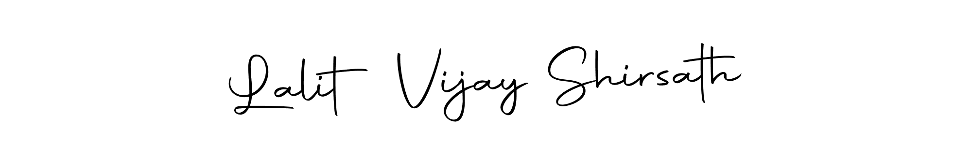 Make a beautiful signature design for name Lalit Vijay Shirsath. With this signature (Autography-DOLnW) style, you can create a handwritten signature for free. Lalit Vijay Shirsath signature style 10 images and pictures png