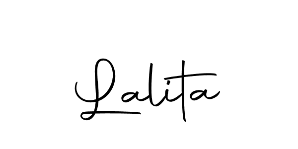 Make a beautiful signature design for name Lalita. With this signature (Autography-DOLnW) style, you can create a handwritten signature for free. Lalita signature style 10 images and pictures png