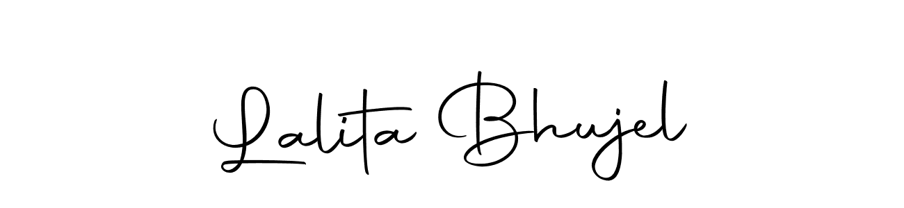 How to make Lalita Bhujel signature? Autography-DOLnW is a professional autograph style. Create handwritten signature for Lalita Bhujel name. Lalita Bhujel signature style 10 images and pictures png