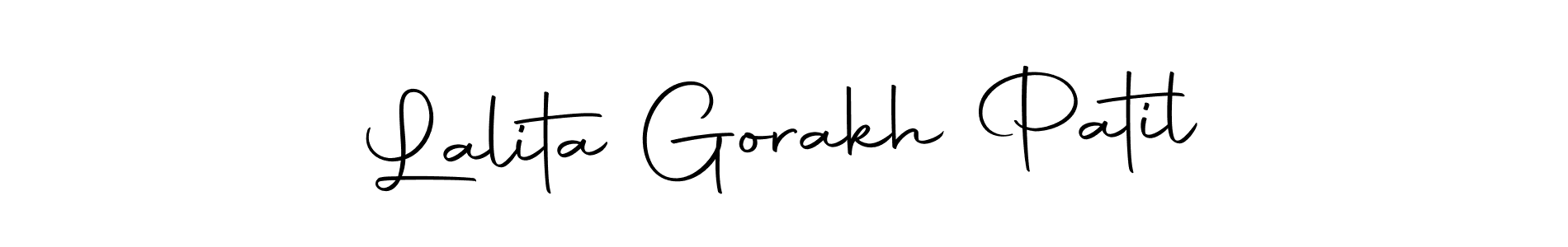 Similarly Autography-DOLnW is the best handwritten signature design. Signature creator online .You can use it as an online autograph creator for name Lalita Gorakh Patil. Lalita Gorakh Patil signature style 10 images and pictures png