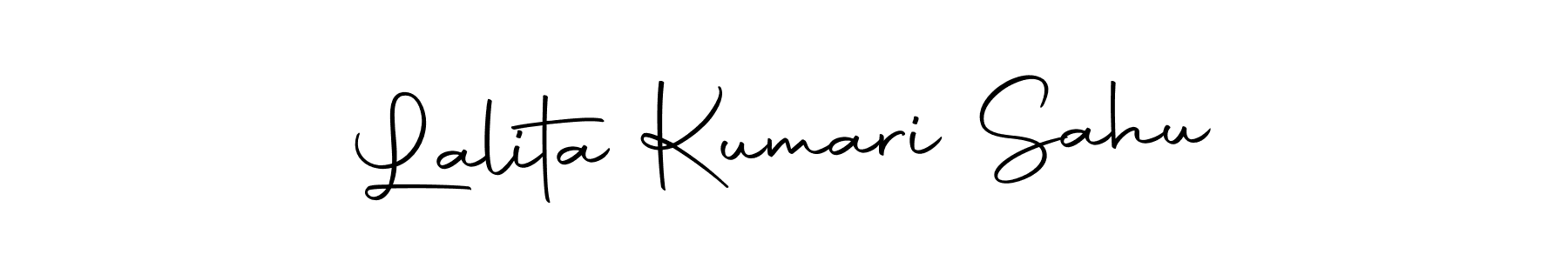 Use a signature maker to create a handwritten signature online. With this signature software, you can design (Autography-DOLnW) your own signature for name Lalita Kumari Sahu. Lalita Kumari Sahu signature style 10 images and pictures png
