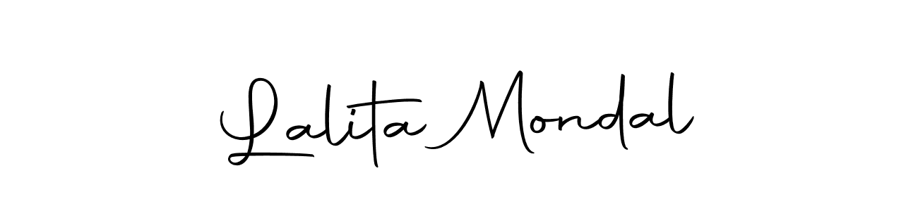 Make a beautiful signature design for name Lalita Mondal. Use this online signature maker to create a handwritten signature for free. Lalita Mondal signature style 10 images and pictures png