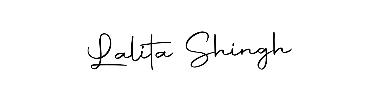 Create a beautiful signature design for name Lalita Shingh. With this signature (Autography-DOLnW) fonts, you can make a handwritten signature for free. Lalita Shingh signature style 10 images and pictures png