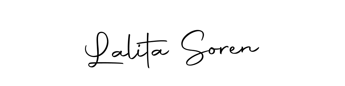 Design your own signature with our free online signature maker. With this signature software, you can create a handwritten (Autography-DOLnW) signature for name Lalita Soren. Lalita Soren signature style 10 images and pictures png