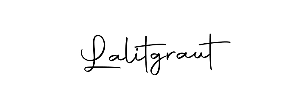 You should practise on your own different ways (Autography-DOLnW) to write your name (Lalitgraut) in signature. don't let someone else do it for you. Lalitgraut signature style 10 images and pictures png