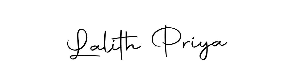 Make a beautiful signature design for name Lalith Priya. Use this online signature maker to create a handwritten signature for free. Lalith Priya signature style 10 images and pictures png