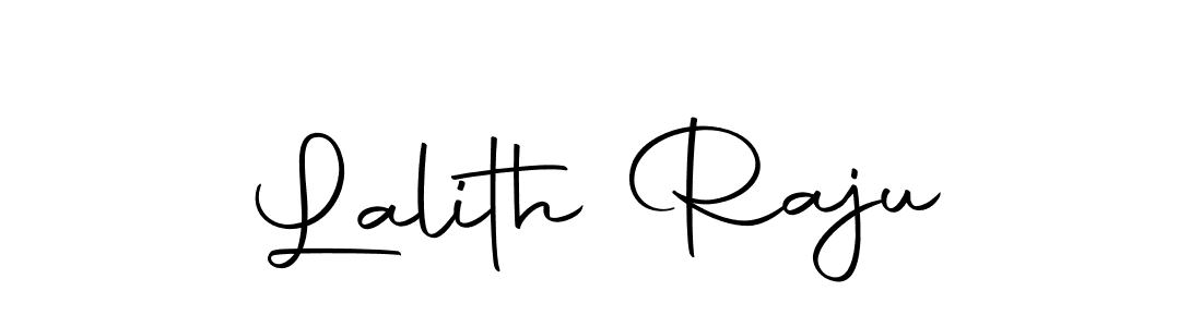 Create a beautiful signature design for name Lalith Raju. With this signature (Autography-DOLnW) fonts, you can make a handwritten signature for free. Lalith Raju signature style 10 images and pictures png