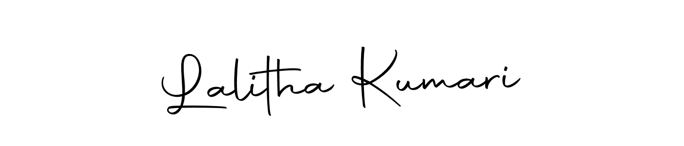 Create a beautiful signature design for name Lalitha Kumari. With this signature (Autography-DOLnW) fonts, you can make a handwritten signature for free. Lalitha Kumari signature style 10 images and pictures png