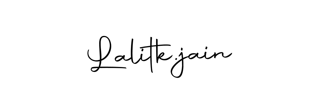 Design your own signature with our free online signature maker. With this signature software, you can create a handwritten (Autography-DOLnW) signature for name Lalitk.jain. Lalitk.jain signature style 10 images and pictures png