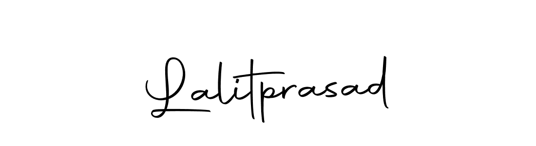 Create a beautiful signature design for name Lalitprasad. With this signature (Autography-DOLnW) fonts, you can make a handwritten signature for free. Lalitprasad signature style 10 images and pictures png