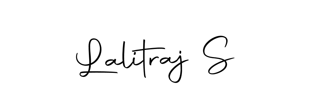 Lalitraj S stylish signature style. Best Handwritten Sign (Autography-DOLnW) for my name. Handwritten Signature Collection Ideas for my name Lalitraj S. Lalitraj S signature style 10 images and pictures png