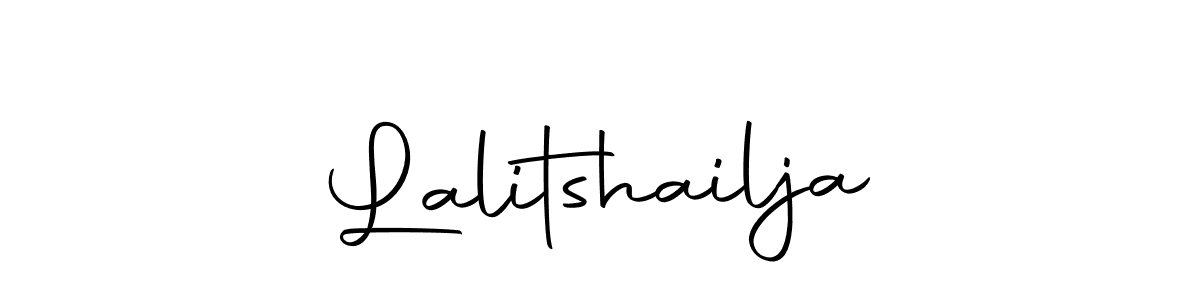 Create a beautiful signature design for name Lalitshailja. With this signature (Autography-DOLnW) fonts, you can make a handwritten signature for free. Lalitshailja signature style 10 images and pictures png