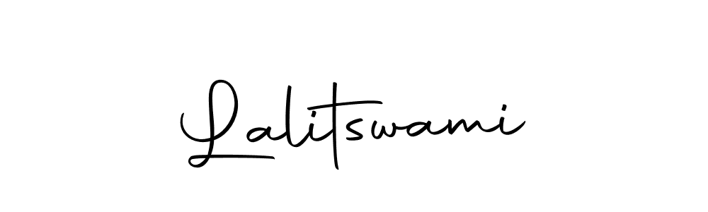 You should practise on your own different ways (Autography-DOLnW) to write your name (Lalitswami) in signature. don't let someone else do it for you. Lalitswami signature style 10 images and pictures png