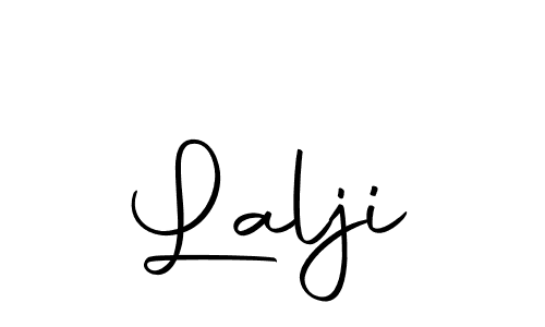 How to make Lalji name signature. Use Autography-DOLnW style for creating short signs online. This is the latest handwritten sign. Lalji signature style 10 images and pictures png