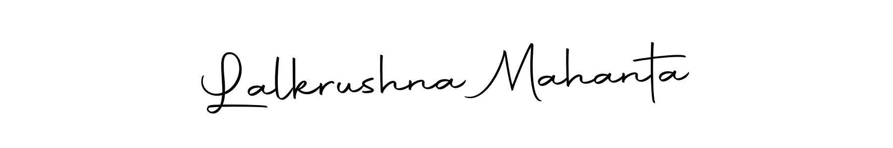 You should practise on your own different ways (Autography-DOLnW) to write your name (Lalkrushna Mahanta) in signature. don't let someone else do it for you. Lalkrushna Mahanta signature style 10 images and pictures png