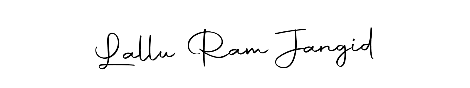 The best way (Autography-DOLnW) to make a short signature is to pick only two or three words in your name. The name Lallu Ram Jangid include a total of six letters. For converting this name. Lallu Ram Jangid signature style 10 images and pictures png