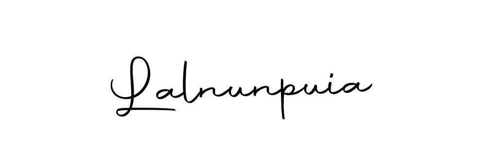 Here are the top 10 professional signature styles for the name Lalnunpuia. These are the best autograph styles you can use for your name. Lalnunpuia signature style 10 images and pictures png