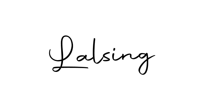 How to make Lalsing signature? Autography-DOLnW is a professional autograph style. Create handwritten signature for Lalsing name. Lalsing signature style 10 images and pictures png