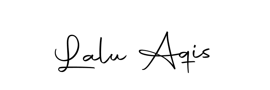 The best way (Autography-DOLnW) to make a short signature is to pick only two or three words in your name. The name Lalu Aqis include a total of six letters. For converting this name. Lalu Aqis signature style 10 images and pictures png