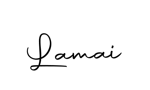 Design your own signature with our free online signature maker. With this signature software, you can create a handwritten (Autography-DOLnW) signature for name Lamai. Lamai signature style 10 images and pictures png