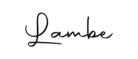 Make your name Lambe memorable on every contract using Autography-DOLnW autograph style. Instant transparent background export available. Lambe signature style 10 images and pictures png