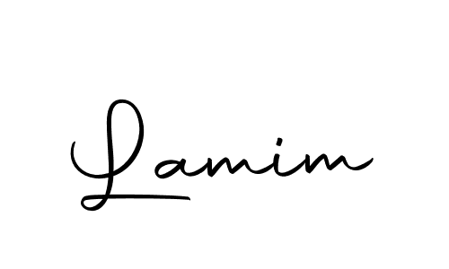 Use a signature maker to create a handwritten signature online. With this signature software, you can design (Autography-DOLnW) your own signature for name Lamim. Lamim signature style 10 images and pictures png