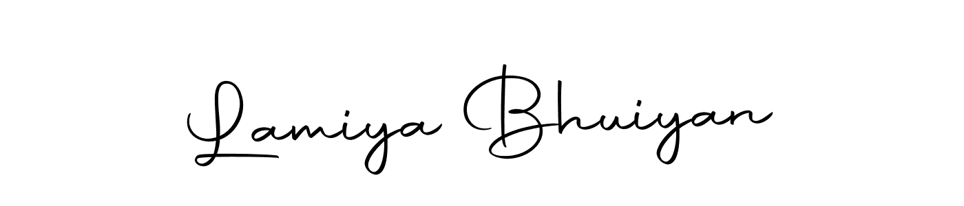 You should practise on your own different ways (Autography-DOLnW) to write your name (Lamiya Bhuiyan) in signature. don't let someone else do it for you. Lamiya Bhuiyan signature style 10 images and pictures png