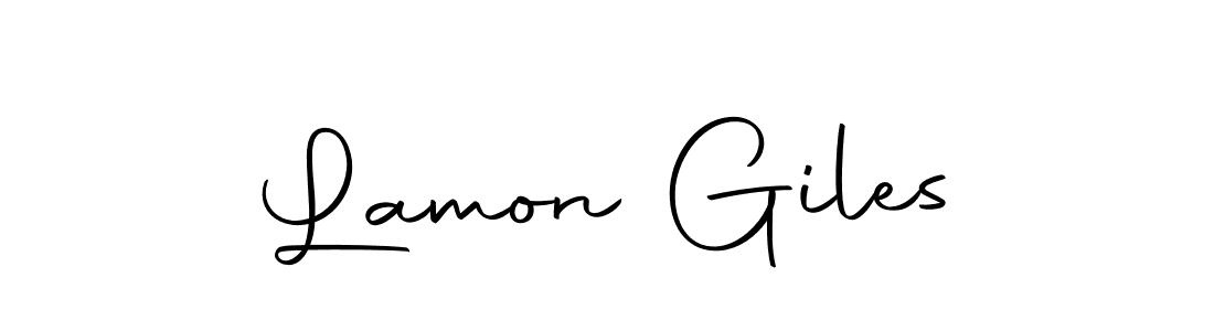 The best way (Autography-DOLnW) to make a short signature is to pick only two or three words in your name. The name Lamon Giles include a total of six letters. For converting this name. Lamon Giles signature style 10 images and pictures png