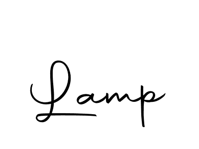 Design your own signature with our free online signature maker. With this signature software, you can create a handwritten (Autography-DOLnW) signature for name Lamp. Lamp signature style 10 images and pictures png