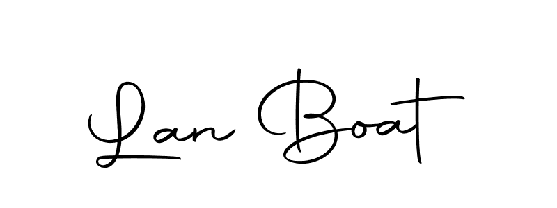 You should practise on your own different ways (Autography-DOLnW) to write your name (Lan Boat) in signature. don't let someone else do it for you. Lan Boat signature style 10 images and pictures png