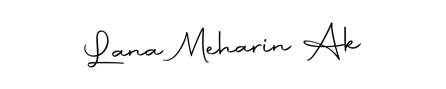 Make a beautiful signature design for name Lana Meharin Ak. With this signature (Autography-DOLnW) style, you can create a handwritten signature for free. Lana Meharin Ak signature style 10 images and pictures png