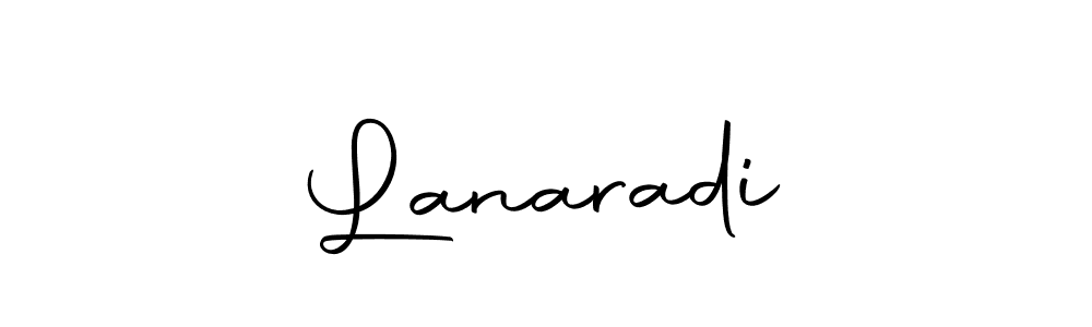 Use a signature maker to create a handwritten signature online. With this signature software, you can design (Autography-DOLnW) your own signature for name LanaradiĆ. LanaradiĆ signature style 10 images and pictures png