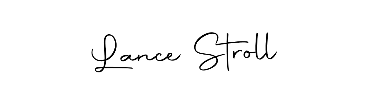 Design your own signature with our free online signature maker. With this signature software, you can create a handwritten (Autography-DOLnW) signature for name Lance Stroll. Lance Stroll signature style 10 images and pictures png